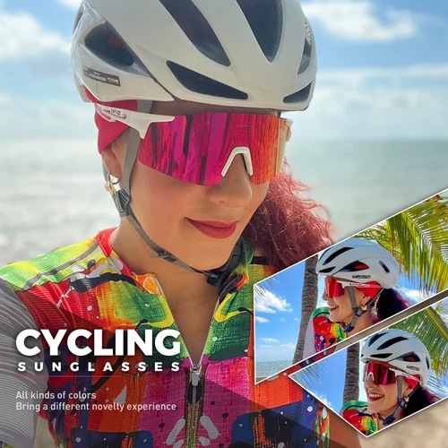 Imagen 2 del producto KAPVOE, gafas de sol fotocromáticas para ciclismo, gafas deportivas para exteriores para hombre, gafas para conducir en carretera, gafas para ciclismo de montaña, gafas para bicicleta