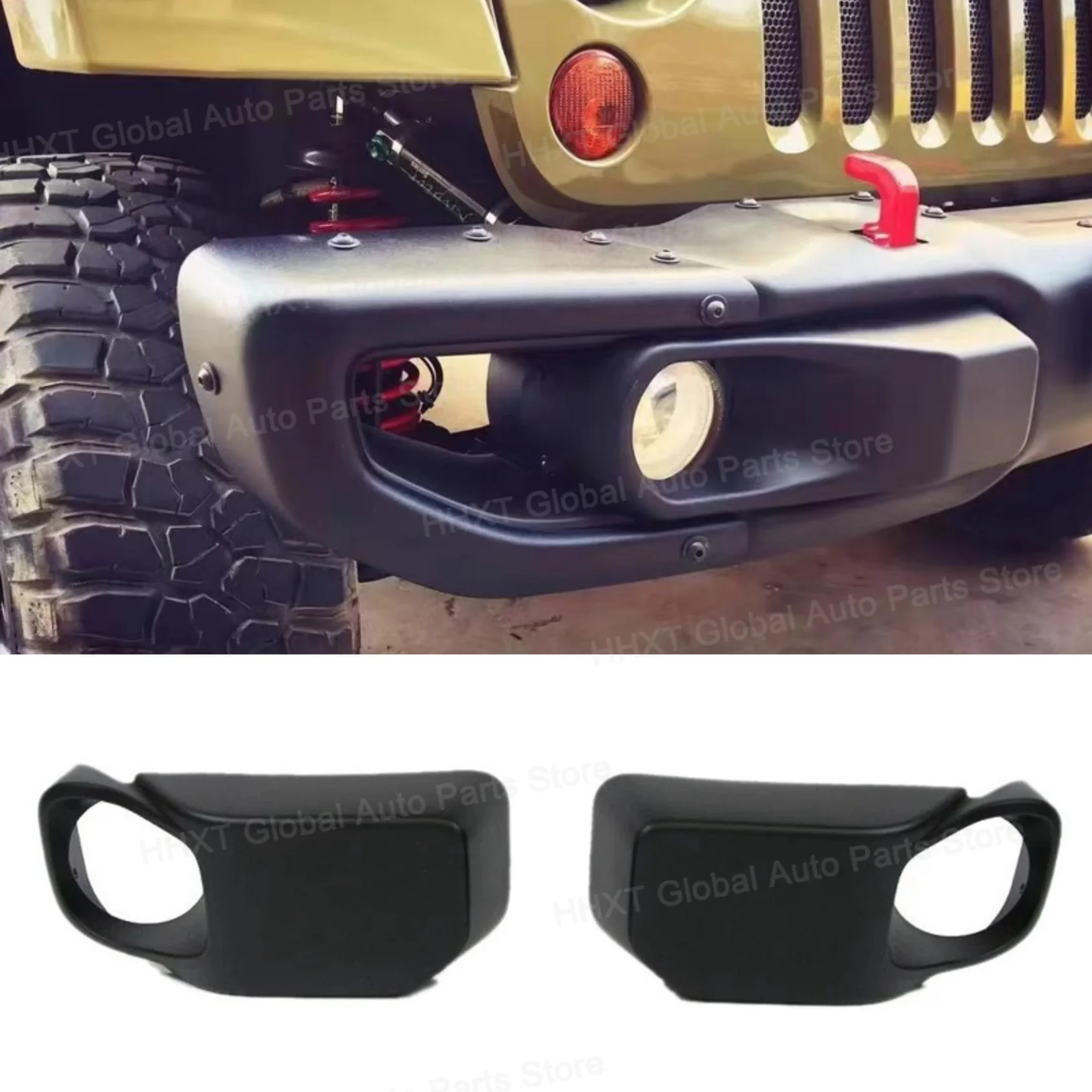 

Передняя пластиковая противотуманная фара для 2007-2017 Jeep Wrangler JK 10