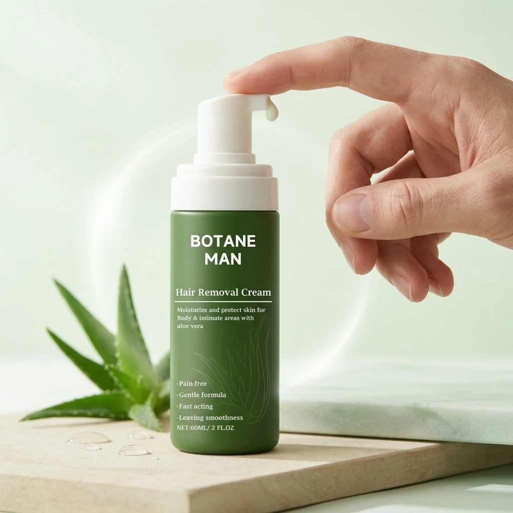 Hair Removal Cream Mousse Gentle Fast Acting Deeply Moisturizing Repair Natural Aloe Vera Formula Face Body Hair Remover Mousse