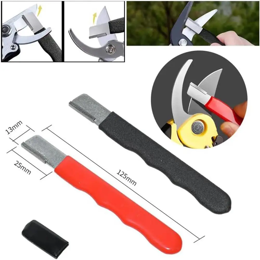 1/2 Pcs Professional Tungsten Diamond Ceramic Knife Scissors Sharpener for All Blades Kitchen Garden Shears Sharpening Tool