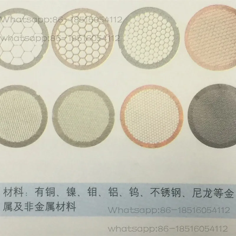100pcs 50~400 Mesh Round Hole Copper Mesh Copper Grid TEM For Transmission Electron Microscope