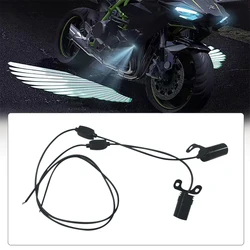 2 PCS Motorcycle LED Underbody Light Projector Ghost Angel Wings LED projection Light Modification Decoration Light 