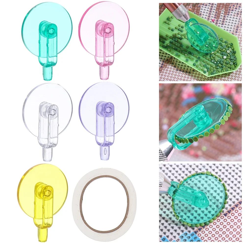 5D Diamond Painting Drill Pen Tip, Roller Wheel Tool Colorful, Embroidery Accessory