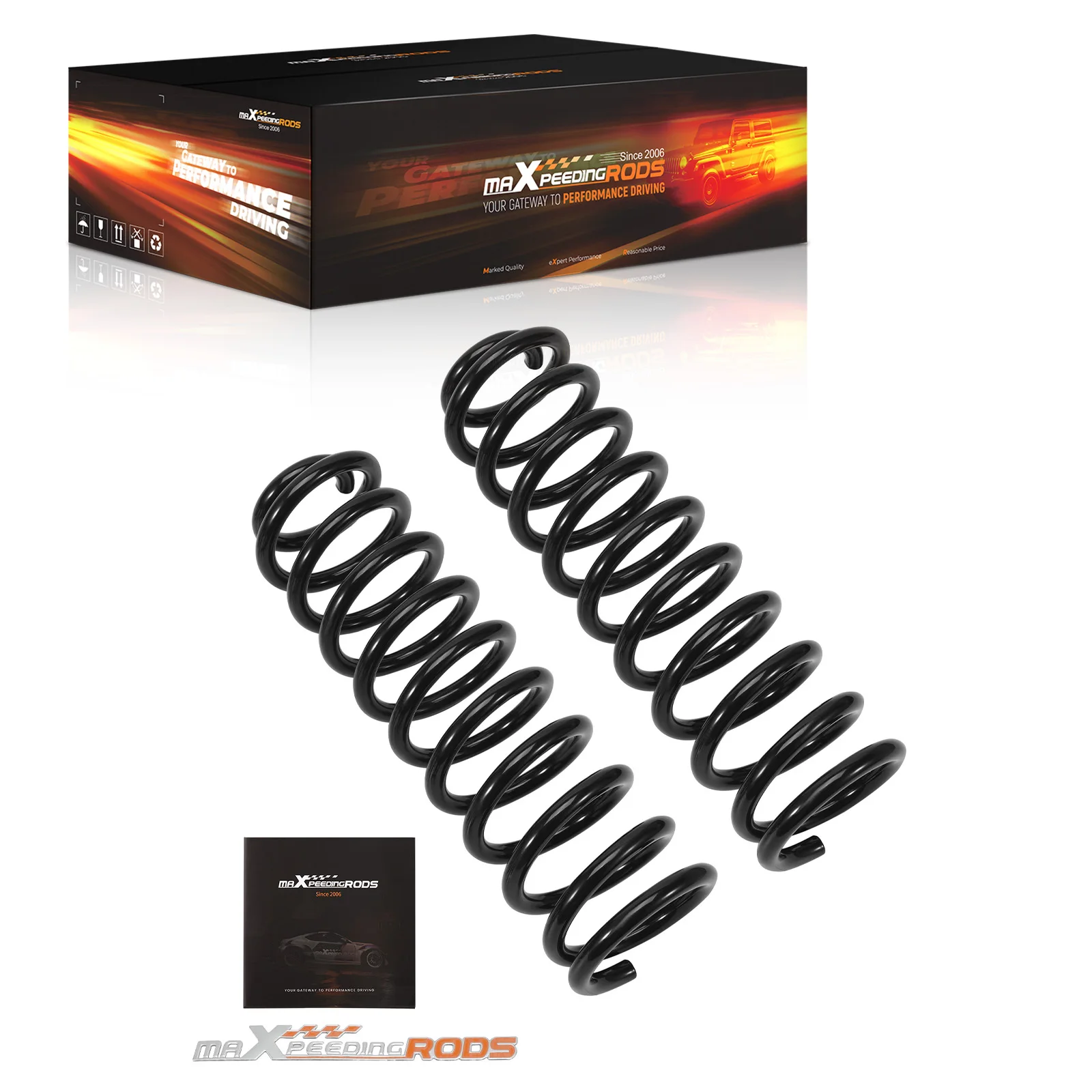 3-4.5inch Front lift spring for Jeep TJ Wrangler/Rubicon/Unlimited 1997-2006