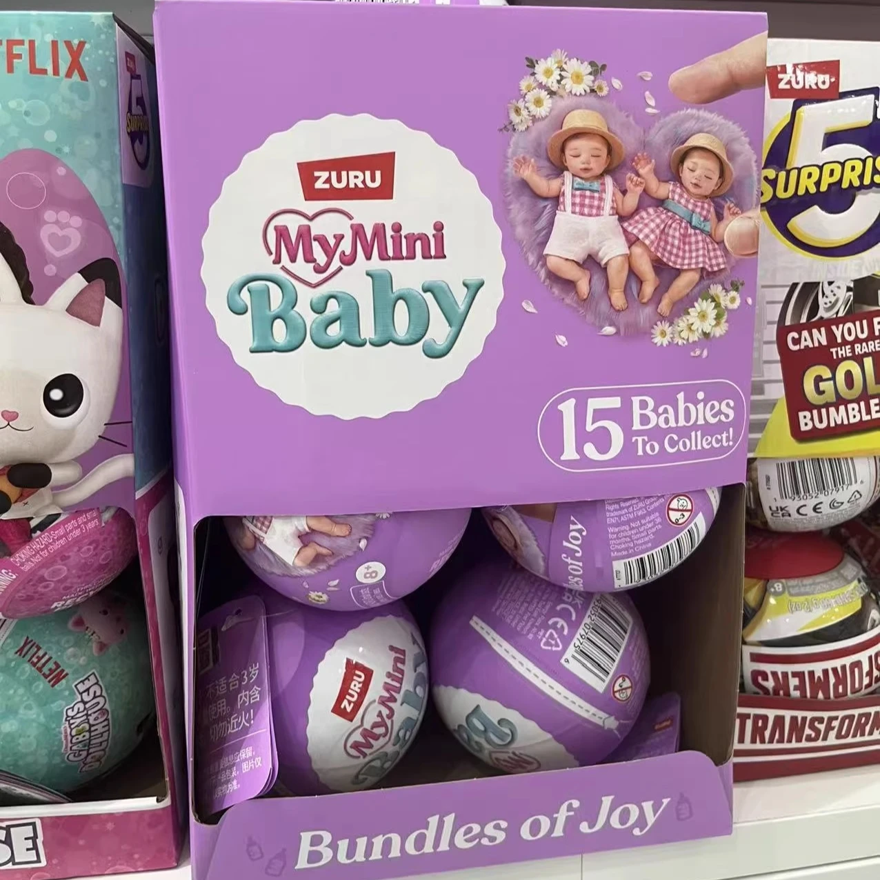 

ZURU 5 Surprise Blind Box My Mini Baby Dolls 2 series: Коллекционная игрушка-миниатюра, сценический набор с аксессуарами для коляски для девочек