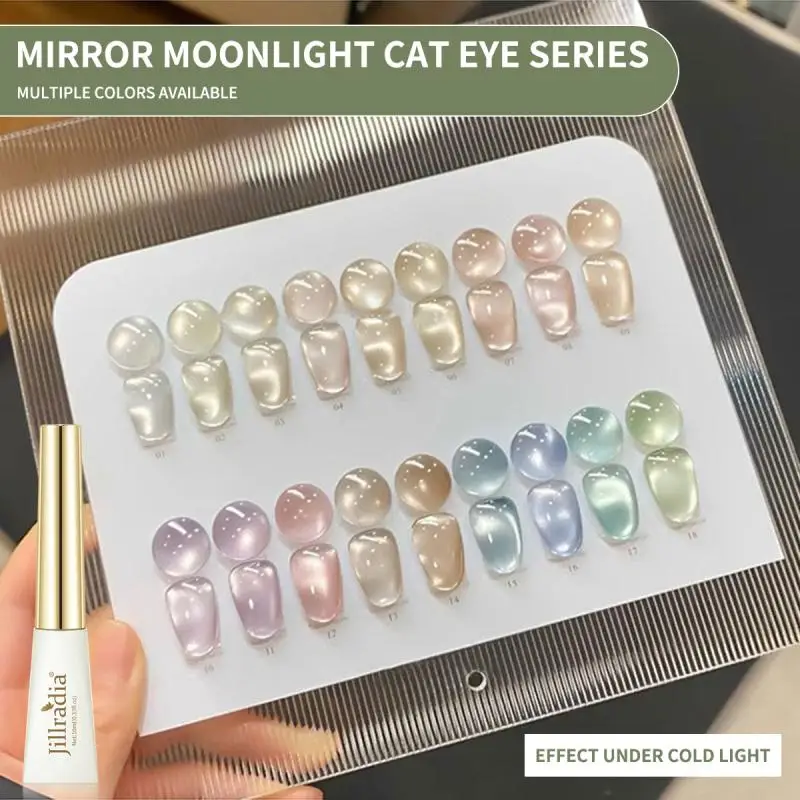 18 Farben Kristall Cat Eye Gel Nagellack Magnetische UV LED Soak Off Gel Lack Kristall Cat Eye Gel Lack Nail art Dekoration