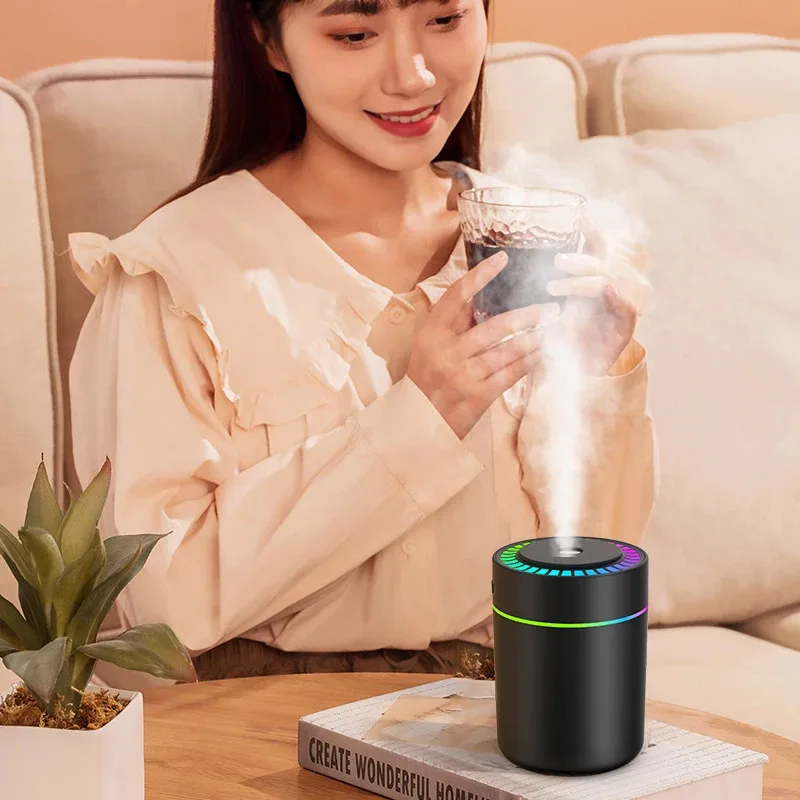 180ML Mini Air Humidifier Electric USB Aroma Diffuser Essential Oil Purifier Aromatherapy Color Lights For Car Home Bedroom