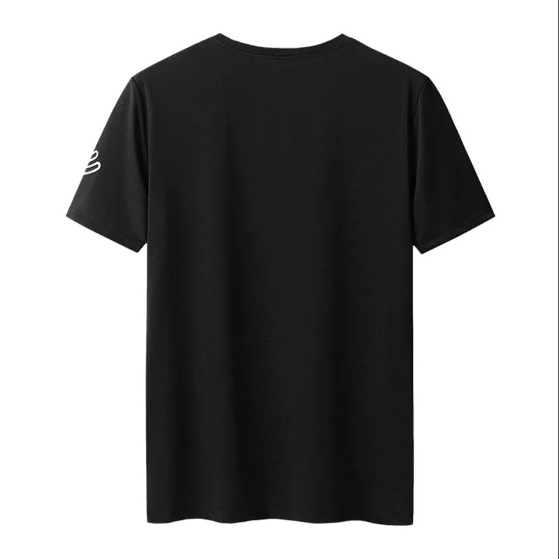 summer men t-shirt short sleeve plus size big sales tees cotton 6XL 7XL 8XL 9XL black oversize tshirt tops 60 62 64 66 68