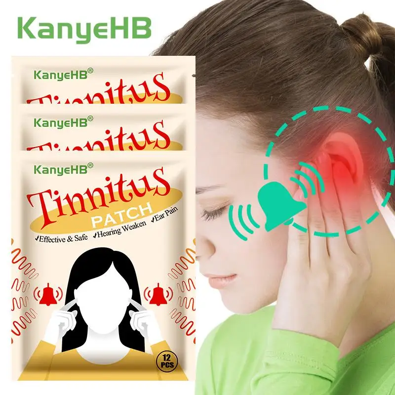 

36Pcs=3Bags Tinnitus Treatment Patch For Earache Protect Hearing Loss Sticker Natural Herb Extract Chinese Medical Plaster A1807