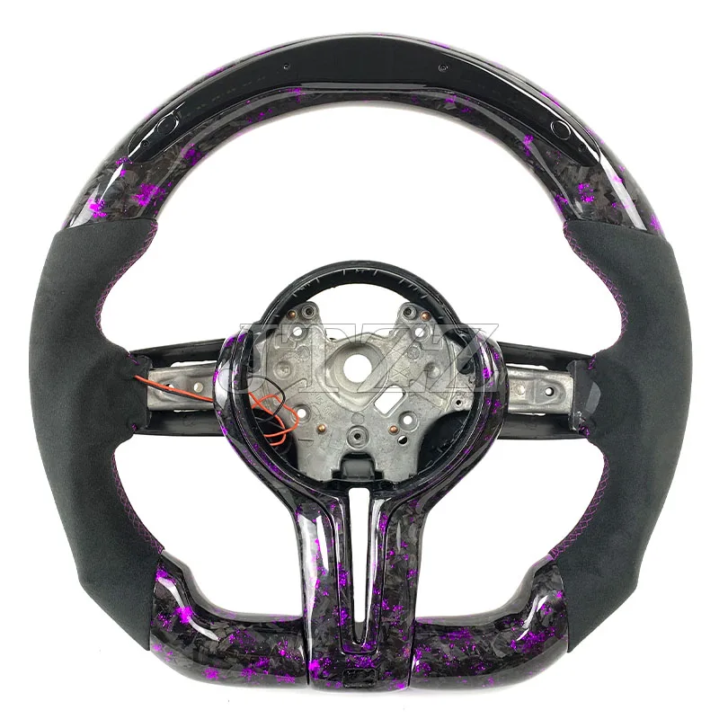 

For BMW F11 F15 F16 F20 F25 F30 F31 F32 M2 M3 M4 M Sport Forged Carbon Fiber Steering Wheel LED Car Interior 2018 2019 2020 2021