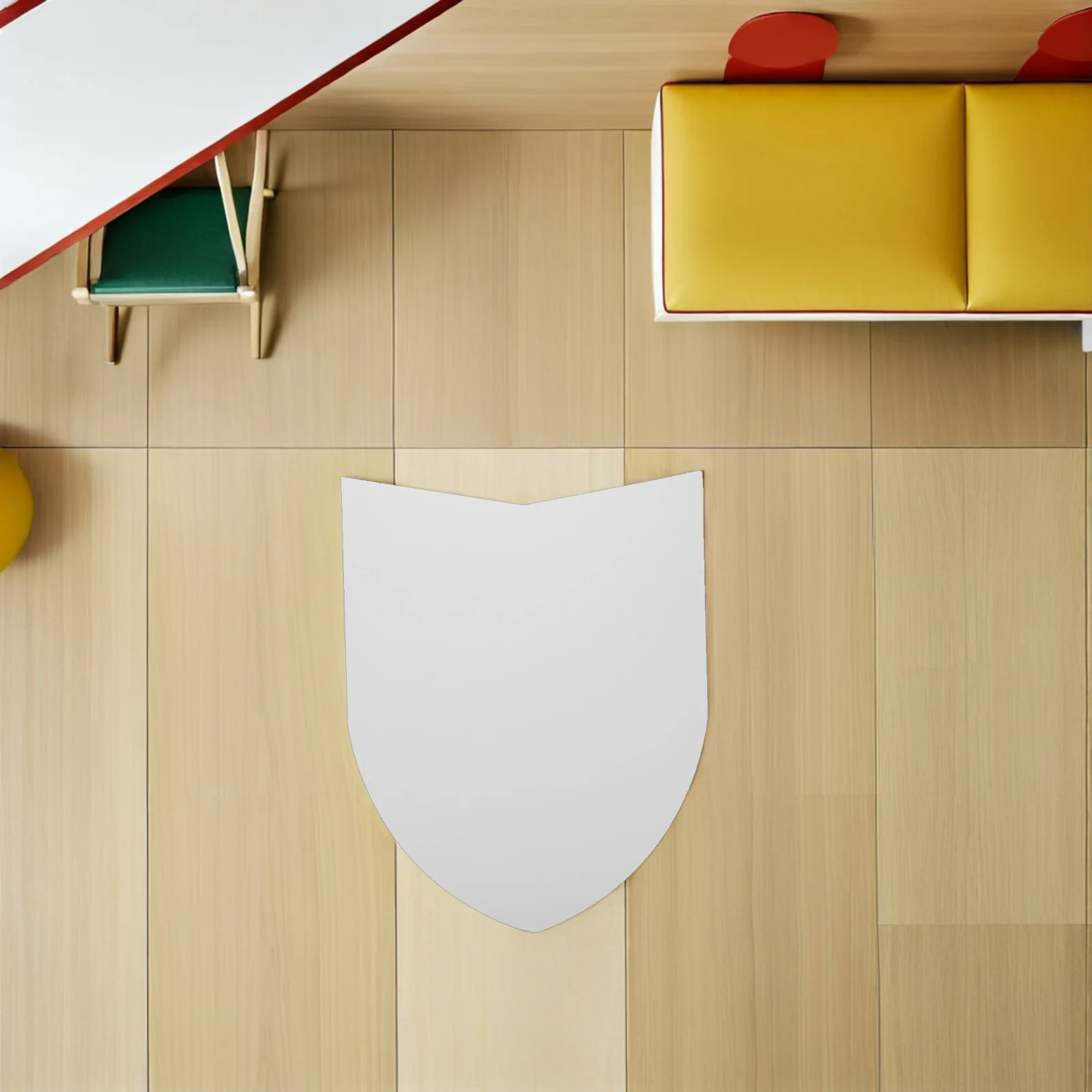 

15Pcs Blank Paperboard Shields DIY Painting Kids Role Play Crafts Party Decoration Large Surface