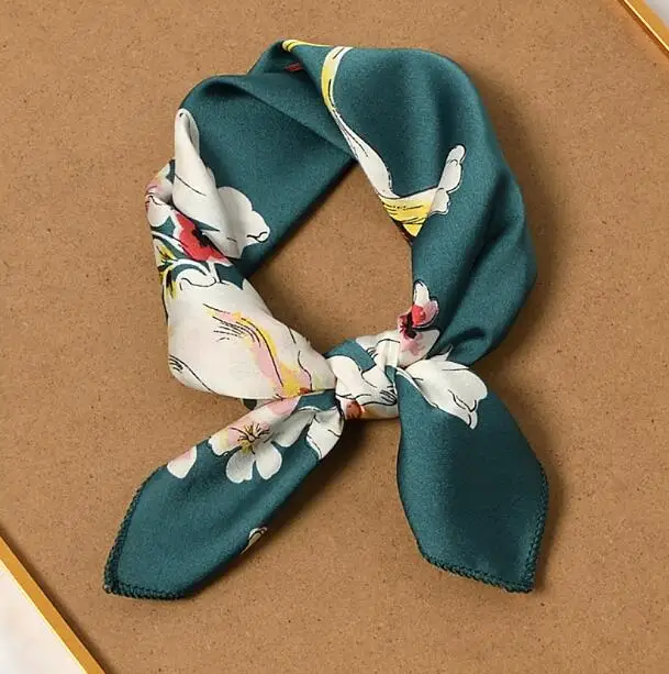 Korean version 50x50cm scarves small Kerchief Fashion Handle Bag Ribbon all-match Airline stewardess decoration scarf Party Gift