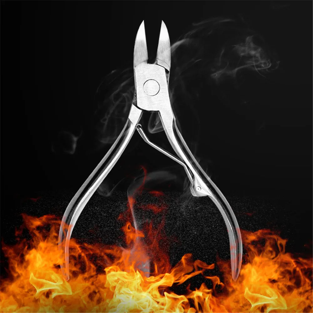 Professional Fingernail Toenail Cuticle Nipper Trimming Stainless Steel Nail Clipper Cutter Cuticle Scissor Plier Manicure Tool