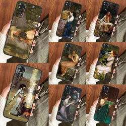 John William Waterhouse Case For Xiaomi Redmi Note 12 11 8 9 10 Pro 11S 10S 9S Redmi 12C 10C 9A 9C 9T Back Cover