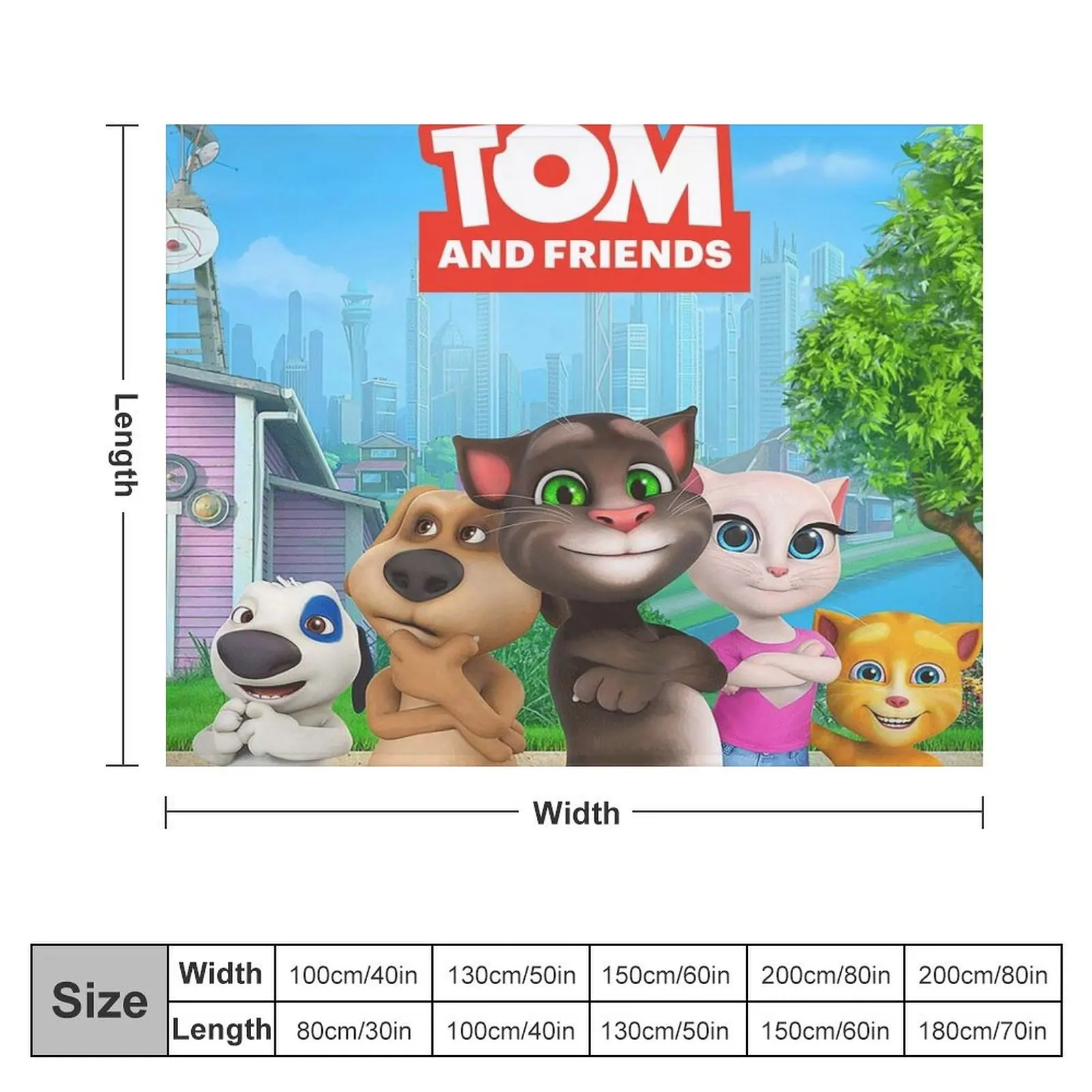 Copy of My Tom and 2 friends Talking About Throw Blanket Furrys Bed linens Winter beds Bed Fashionable Blankets