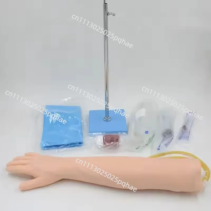 Complete Set Arm Vein Puncture Training Model Intravenous Infusion Injection Model Phlebotomy and Venipuncture Practice Arm
