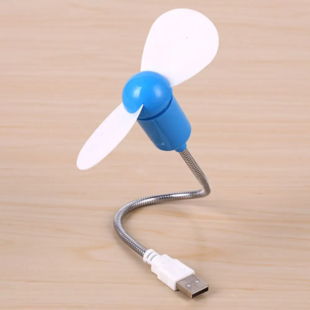 Portable Mini USB Fan Serpentine Large Wind USB Small Fan Long 30cm Adjustable Desktop Fan