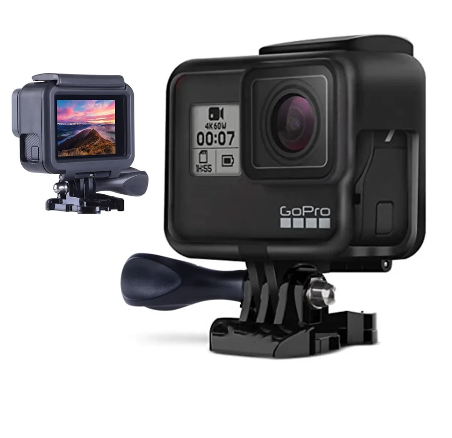 Accesorios para GoPro Hero 7 6 5 funda protectora para videocámara, Carcasa para cámara de acción negra