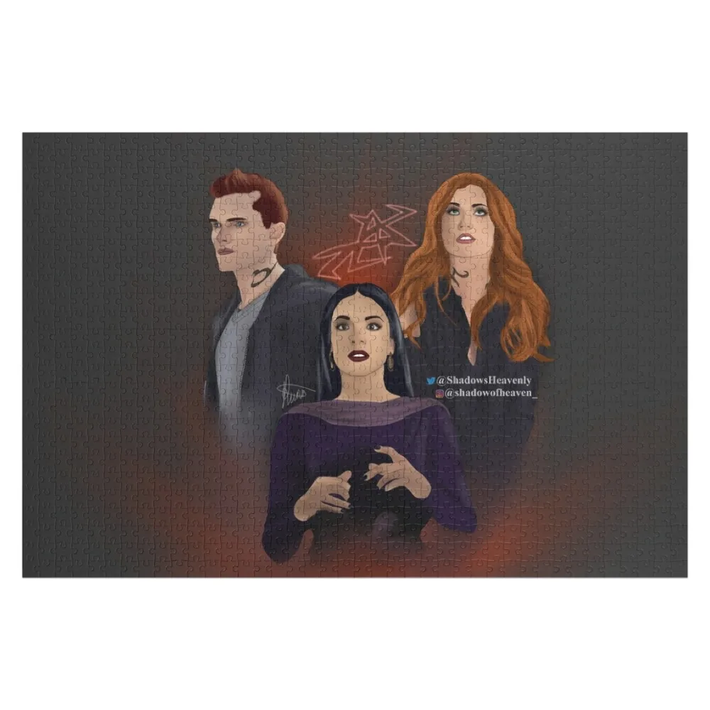 

Clary, Jonathan & Lilith Jigsaw Puzzle Works Of Art Customizeds For Kids Customizable Gift Photo Custom Puzzle