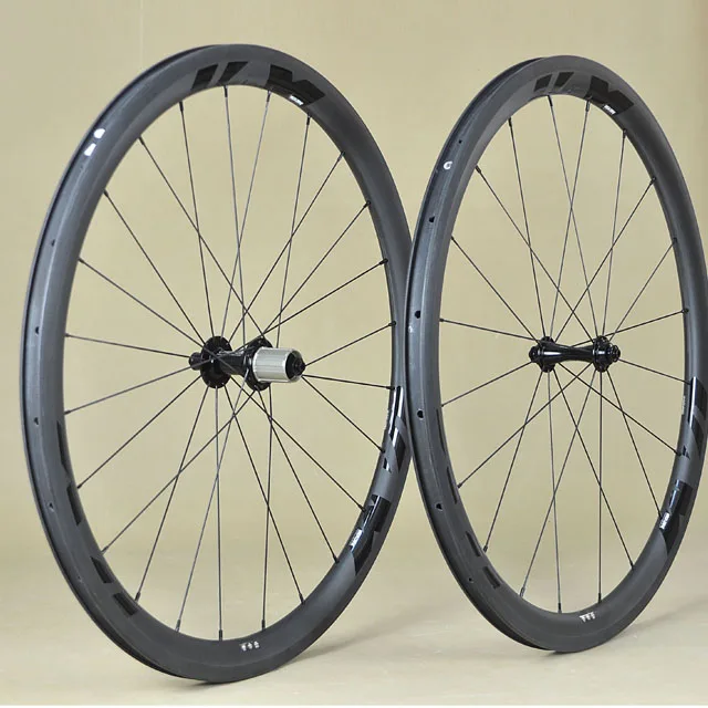 chinese rodas de bicicleta carbon bicycle wheels from hongfu UAM 40mm clincher wheels for road bicycle