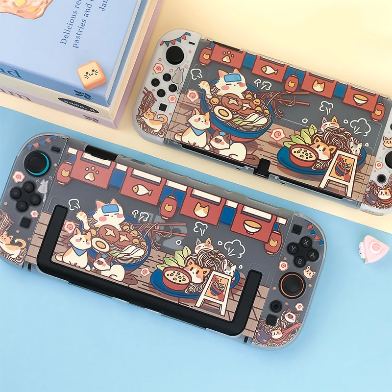 

Cute Cat Hard Case for Nintendo Switch 2 Protective Shell Cover Shockproof Hard Cover for Switch 2 Handheld Gaming Console