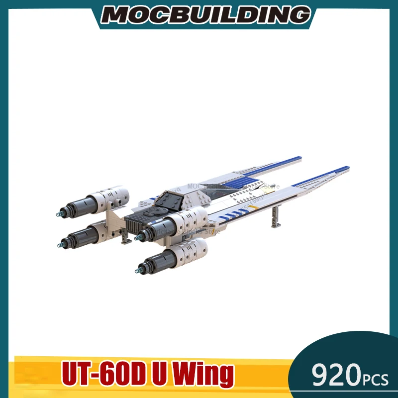 UT-60D U الجناح MOC اللبنات نموذج لتقوم بها بنفسك تجميع الطوب الفضاء جمع عرض الإبداعية التعليمية عيد الميلاد اللعب الهدايا 920 قطعة