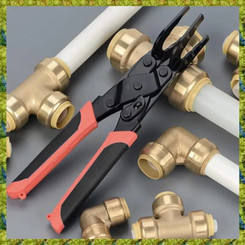 UISN Push-Fit Disconnect Tong Tool For Easily Removing Push-To-Connect Fittings(1/2In, 3/4In, 1In), Multi-Sized Removal Tool
