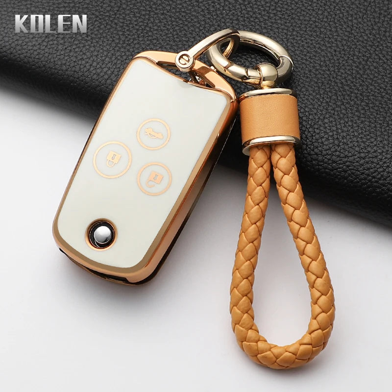 Funda de TPU para llave de coche, funda para Honda Civic IX Pilot Accord 8 CRV Jazz HRV para ACURA MDX TL TSX ZDX RSX 2, llavero de 3 botones