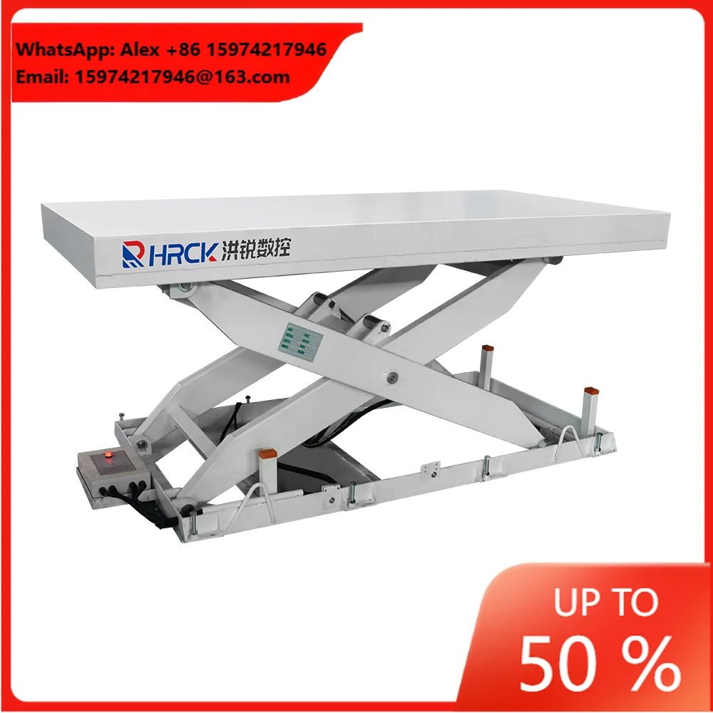 Electric Scissor Lifter Of Professional 3KW Portable Electric Lifter For Wood, Manufacturing Plant Strut Lifter