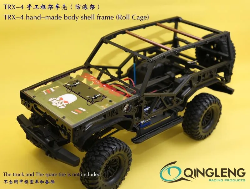 Handmade body frame shell anti roll frame protective frame applied to 1/10 RC remote control car TRX-4 TRX4 312mm/324mm