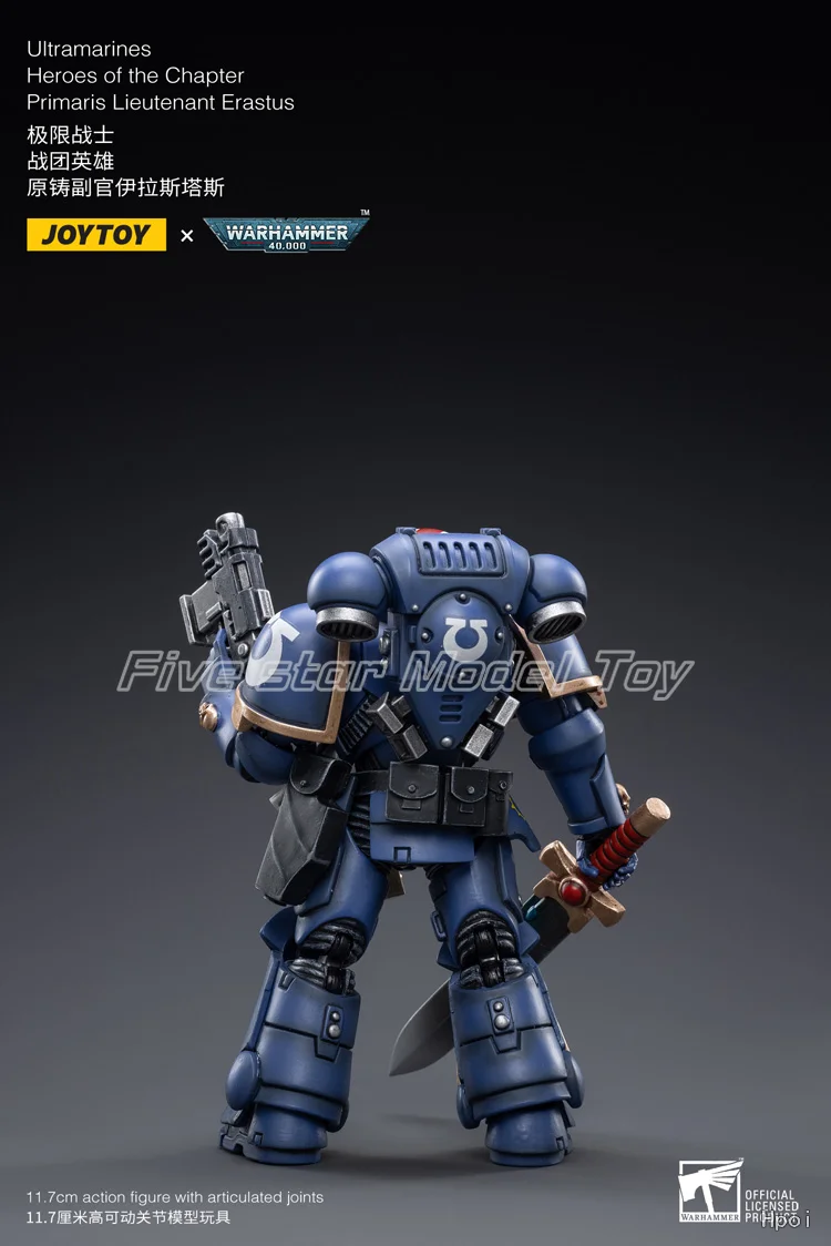 

【FS】 JOYTOY Warhammer 40K Ultramarines Primaris Lieutenant Erastus 1/18 Action Figure Models Anime Toys Gifts Collection