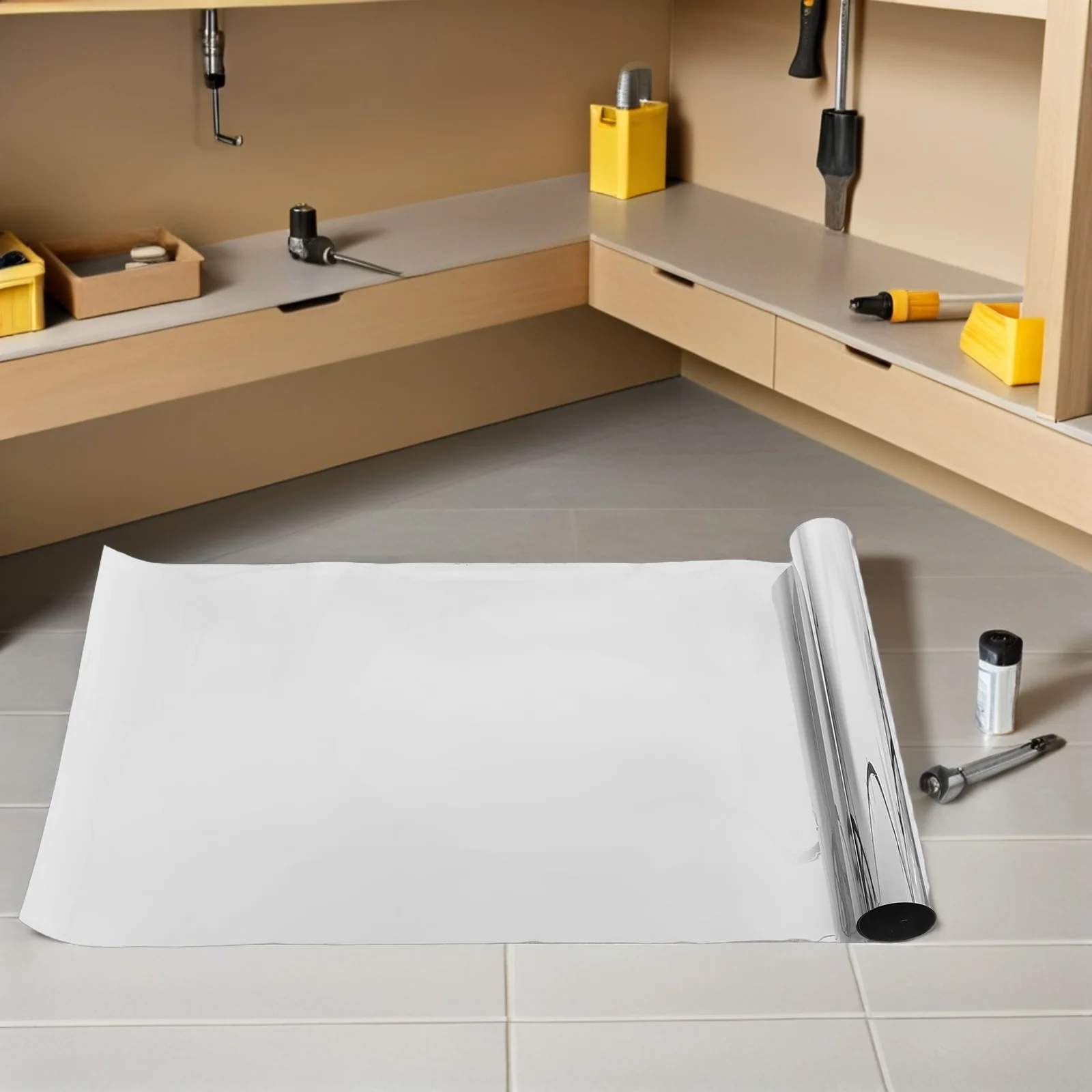 

One Way Privacy Window Film Static Cling Reflective Heat Control Sun Blocking Glass Film Office Home Anti Glare Insulation