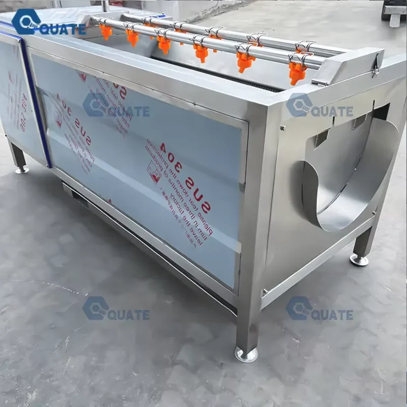 High Pressure Potato Cleaner and Peeler Machine for Ginger Onion Cassava and Carr