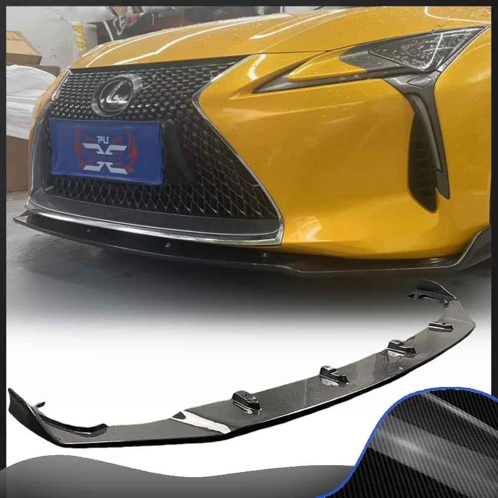 

Real Carbon Front Bumper Lip Splitter For Lexus LC500 LC500H Body Kit Lower Chin