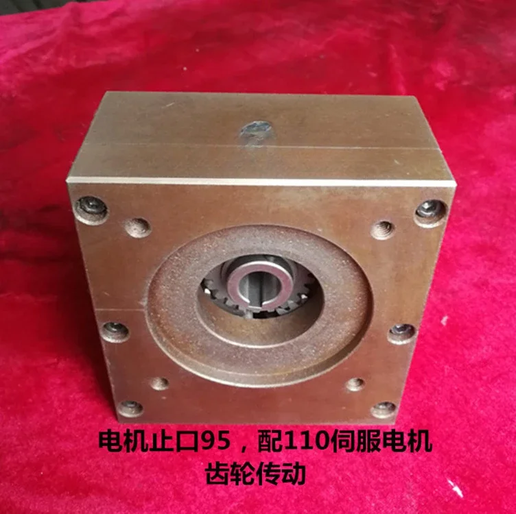 ER25 two-three-axis four-axis turning and milling compound power head gear transmission servo spindle head