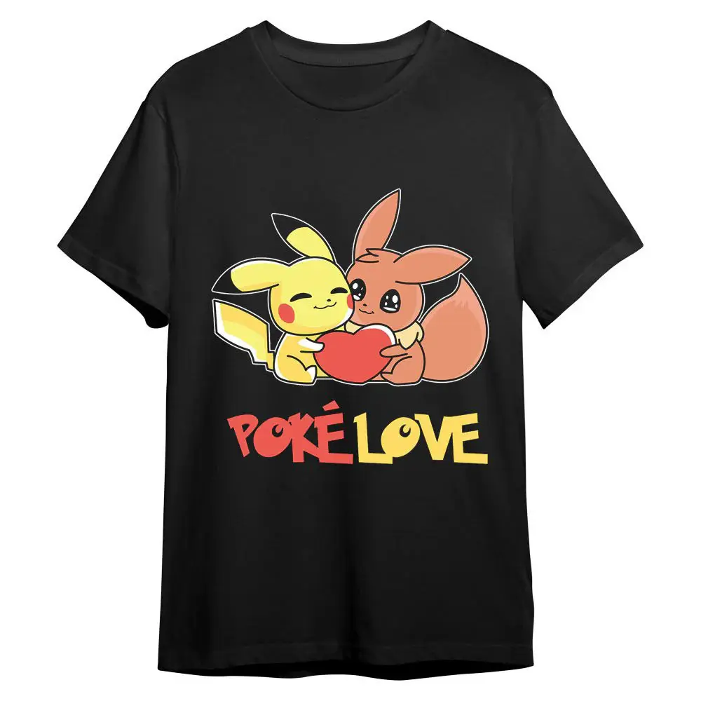 

Animation Cartoon Turtle Po Pikachu Loose Short Sleeve T-shirt, Johnny Can Dream A Co-branded Summer Wear A Jigsaw Puzzle