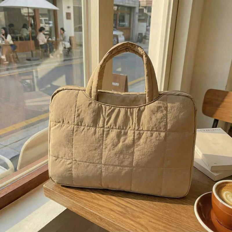 

2026 Korean Minimalist Laptop Bag 15.6 Inch, Waterproof Business Briefcase for MacBook Pro 16 Lenovo HP Dell, Commute Funda