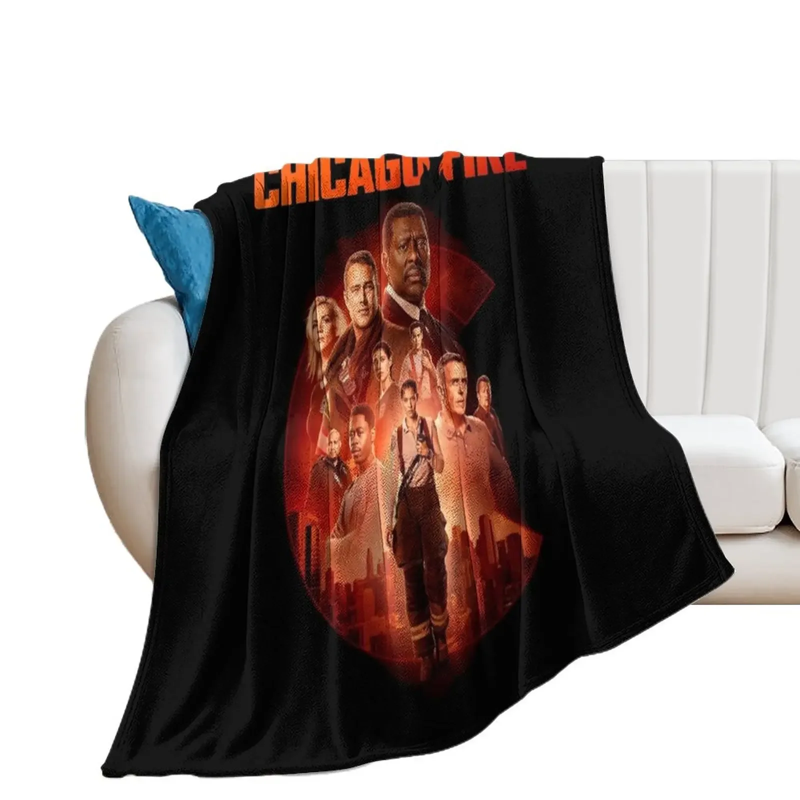 

chicago fire cast-members Throw Blanket For Baby Sofa Quilt Soft Plaid Blankets