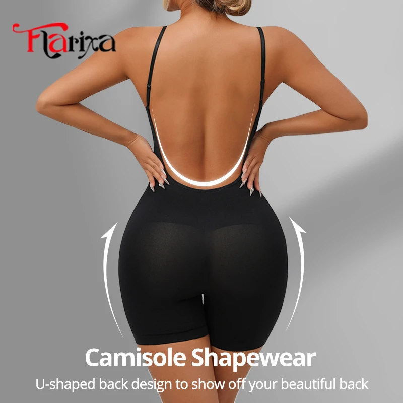 ชุดกระชับสัดส่วน Flarixa รุ่นใหม่ แบบไร้รอยต่อ ช่วยเก็บหน้าท้อง กระชับต้นขา ยกสะโพก สำหรับผู้หญิง