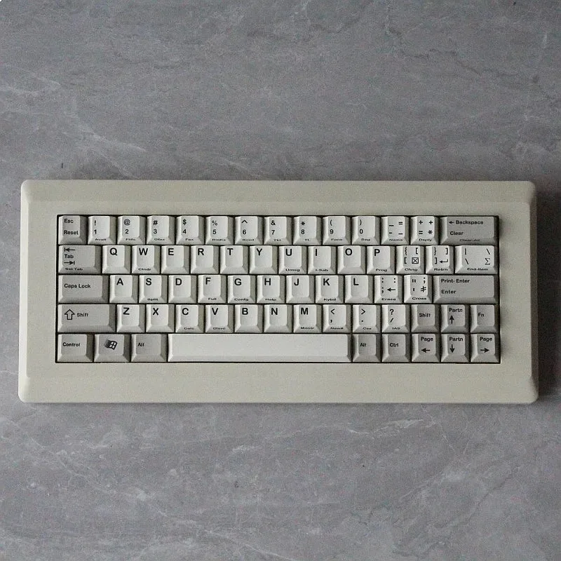 For 60% M0110WK Shell Keyboard Kit Customized RGB Hot Swap Ergonomic Single Mode VIAL Static Capacitance