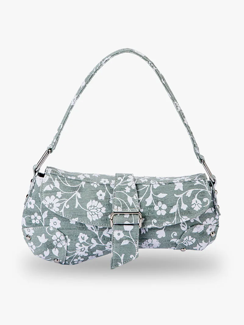 Новая модная женская элегантная сумка через плечо, высококачественная роскошная брендовая женская сумка с цветочным узором, модная женская сумка