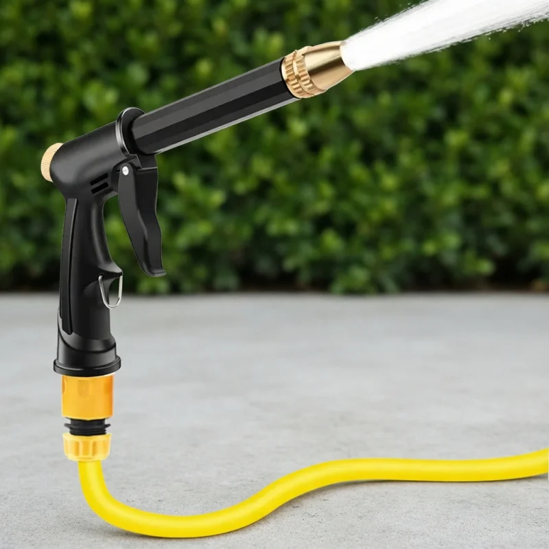 Hochdruck-Wasserpistole Autowäsche Gartenbewässerung Schlauchdüse Sprinkler Schaumkanne Wasserhahn-Verbindung Schnellkupplung