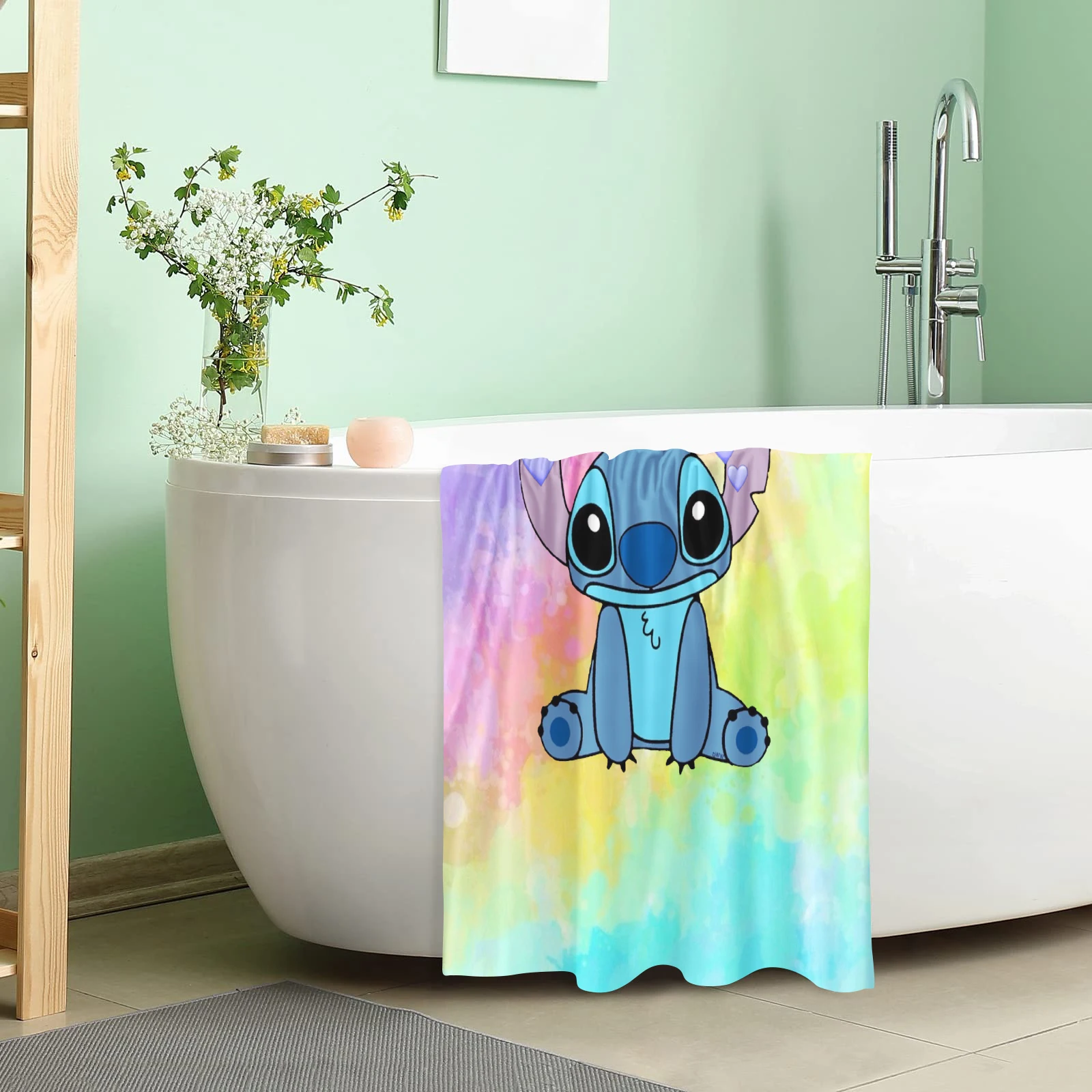 Stitch Anime Shower Towel Suitable For Children And Adults Microfibre Towels  Sauna Beach Towels Quick Dry Home Microfiber