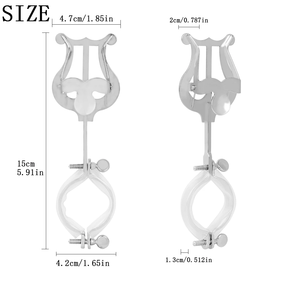 Stainless Steel Music Sheet Clip Portable Durable Marching Clip Clarinet Piano Violin Helping Tools for Woodwind Accessories