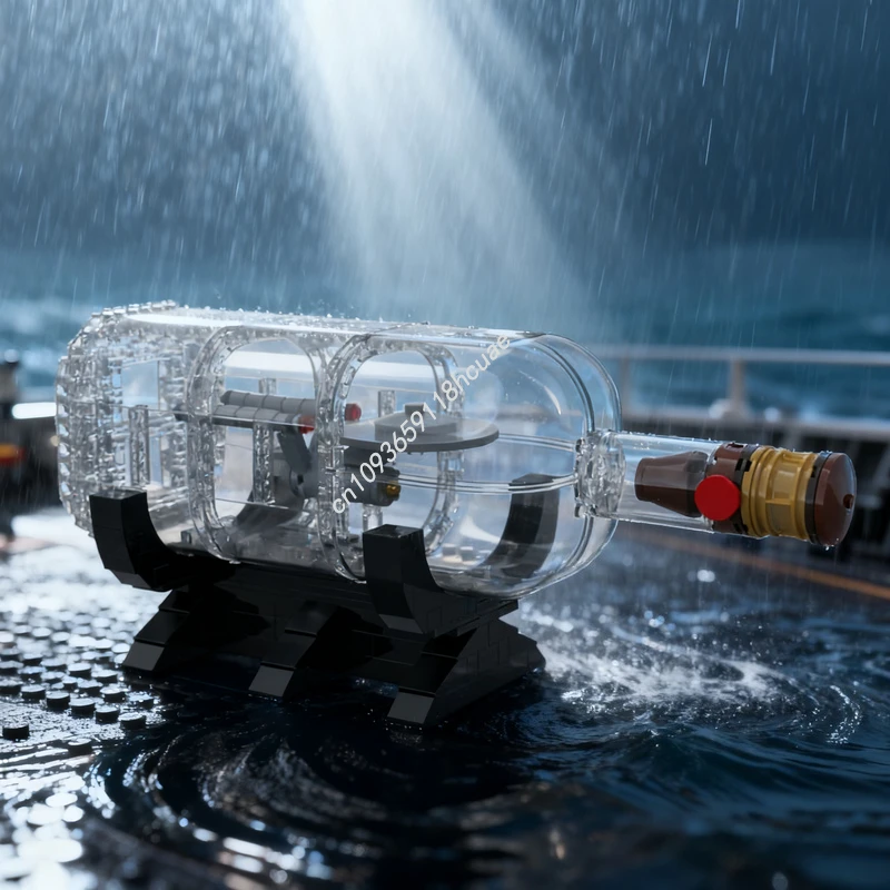 

398 шт. MOC StarShip Бутылка USS Enterprise Космическая модель Строительные игрушки Блоки Сборная идея Кирпич Рождественский подарок Дети День рождения