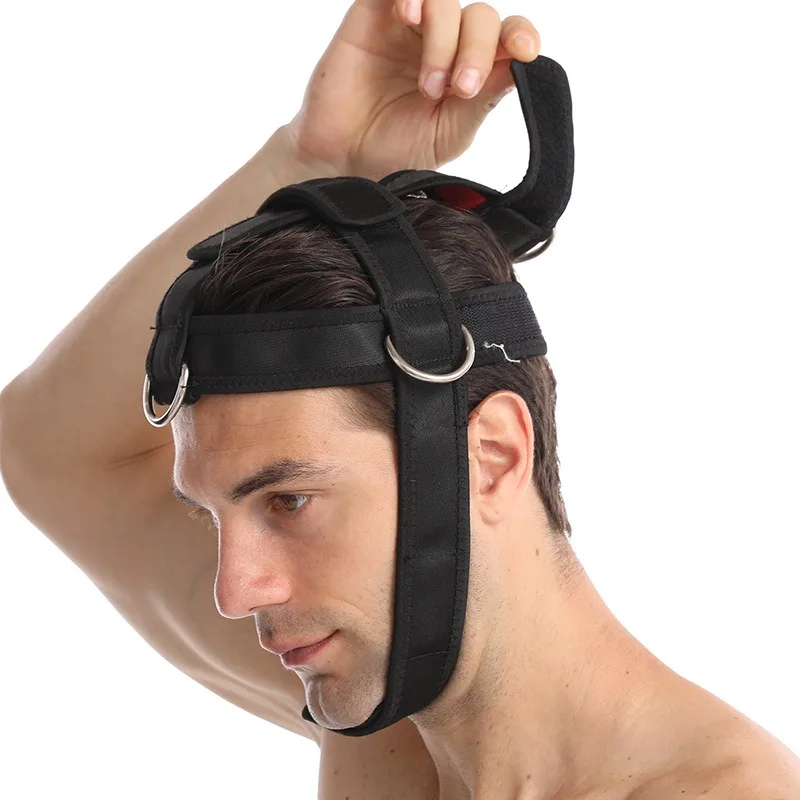 Adjustable Neck Training Straps Neck Weight Lift Straps Shoulder Strength Workout Head Trainer Fitness Equipment