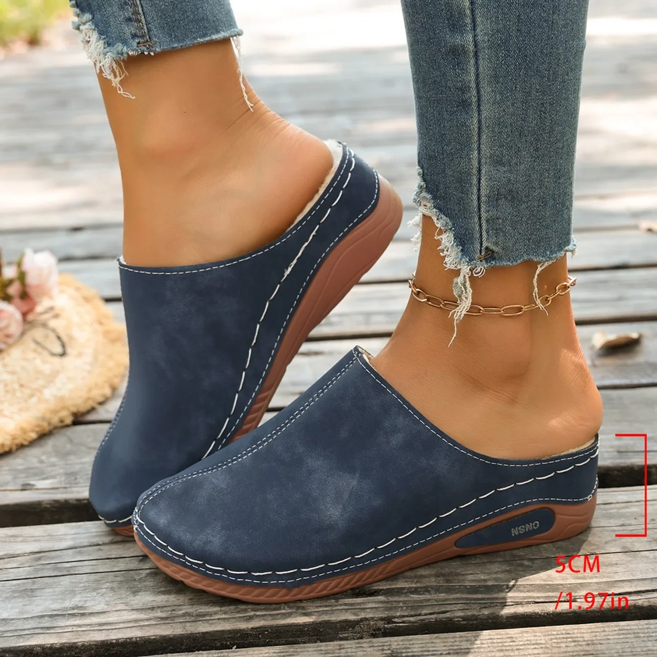 2026 Sommer Damen Pantoffeln Strand Designer Schuhe Damen Casual Plateau-Sandalen Bequeme Slip-On Mode-Slides Damen Mules – Detail 9