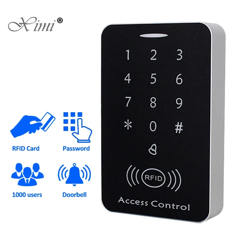 

RFID Access Control System Intercom Device Machine Electronic Door Lock Smart Garage Gate Opener Electric Digital