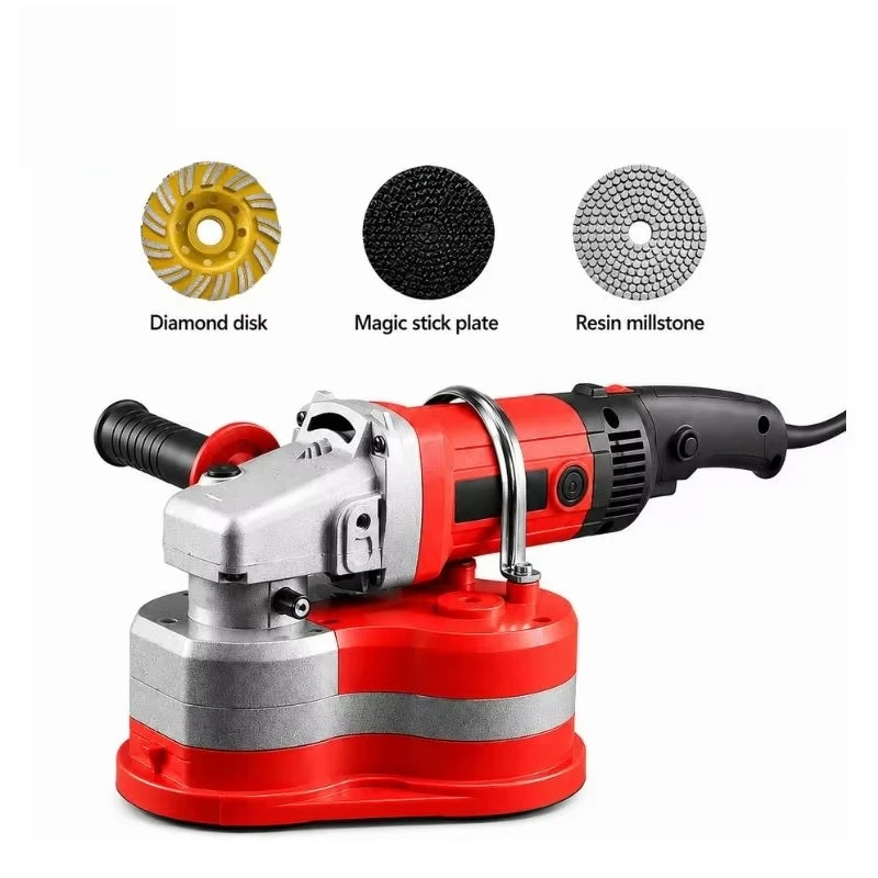 Floor Grinding and Polishing Machine Triple Head Grinding System Higher Working Efficiency Stone Grinding Machine
