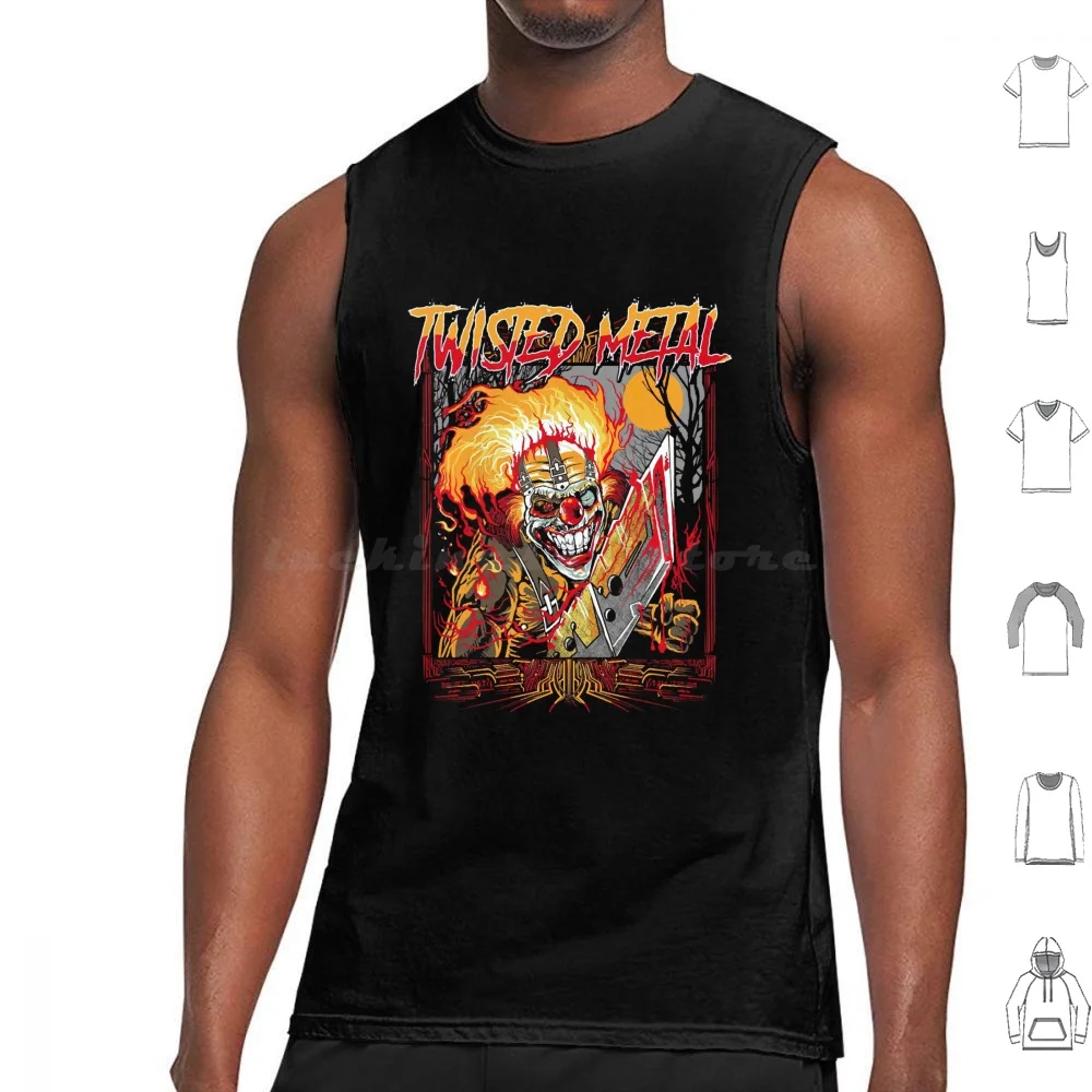 

Twisted Metal Vintage Tank Tops Print Cotton Twisted Metal Twisted Metal Games